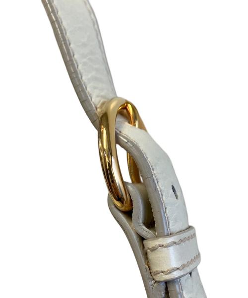 MIU MIU（ミュウミュウ）MIU MIU (ミュウミュウ) ワンハンドバッグ ベージュの古着・服飾アイテム