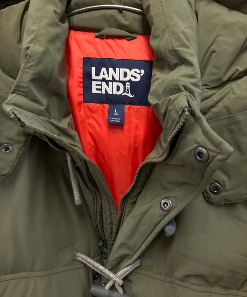 LAND'S END（ランズエンド）LAND'S END (ランズエンド) ダウンコート オリーブ サイズ:L　JPNの古着・服飾アイテム