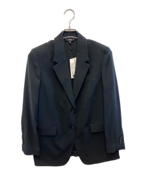 theory（セオリー）theory (セオリー) テーラードジャケット ブラック サイズ:2 未使用品の古着・服飾アイテム
