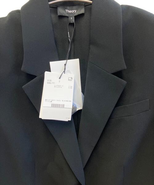theory（セオリー）theory (セオリー) テーラードジャケット ブラック サイズ:2 未使用品の古着・服飾アイテム