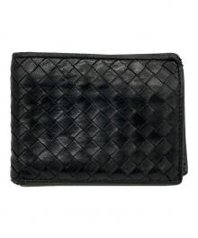 BOTTEGA VENETA（ボッテガベネタ）の古着「2つ折り財布」｜ブラック