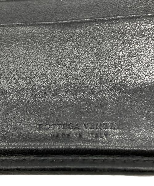 BOTTEGA VENETA（ボッテガベネタ）BOTTEGA VENETA (ボッテガベネタ) 2つ折り財布 ブラックの古着・服飾アイテム
