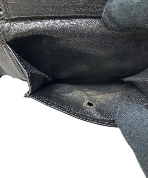 BOTTEGA VENETA（ボッテガベネタ）BOTTEGA VENETA (ボッテガベネタ) 2つ折り財布 ブラックの古着・服飾アイテム