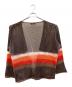 LAMROF (ラムロフ) 厚手カーディガン ブラウン×オレンジ サイズ:F：15000円