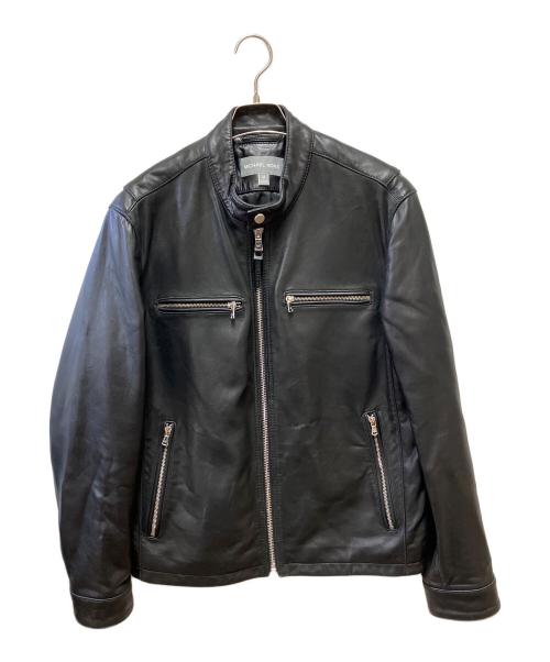 MICHAEL KORS（マイケル・コース）MICHAEL KORS (マイケル・コース) シングルライダースジャケット ブラック サイズ:Mの古着・服飾アイテム
