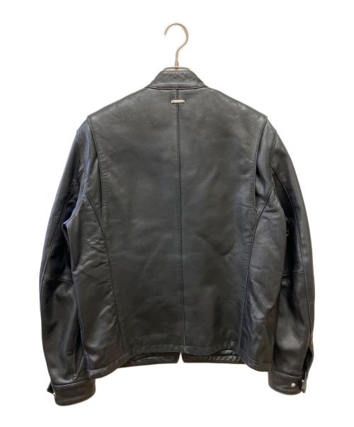 MICHAEL KORS（マイケル・コース）MICHAEL KORS (マイケル・コース) シングルライダースジャケット ブラック サイズ:Mの古着・服飾アイテム