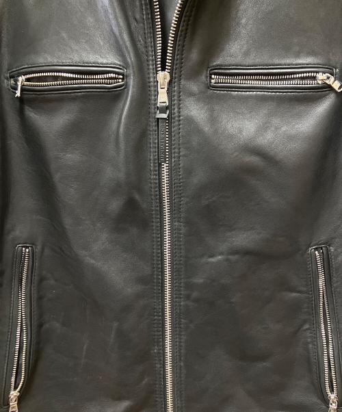 MICHAEL KORS（マイケル・コース）MICHAEL KORS (マイケル・コース) シングルライダースジャケット ブラック サイズ:Mの古着・服飾アイテム