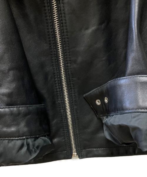 MICHAEL KORS（マイケル・コース）MICHAEL KORS (マイケル・コース) シングルライダースジャケット ブラック サイズ:Mの古着・服飾アイテム