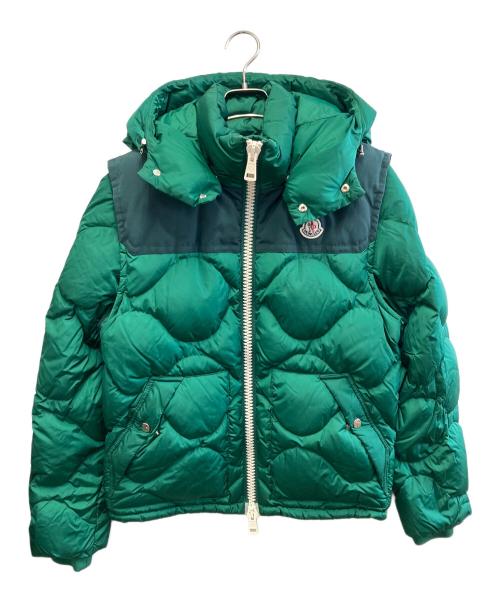 MONCLER（モンクレール）MONCLER (モンクレール) 2WAYダウンジャケット グリーン サイズ:1の古着・服飾アイテム