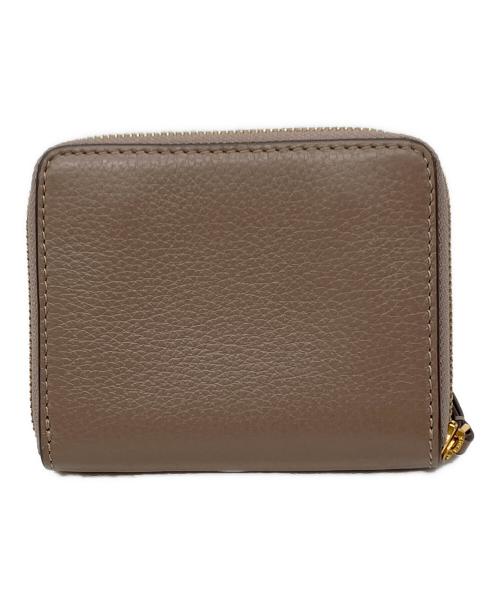 TORY BURCH（トリーバーチ）TORY BURCH (トリーバーチ) コンパクトウォレット ブラウンの古着・服飾アイテム