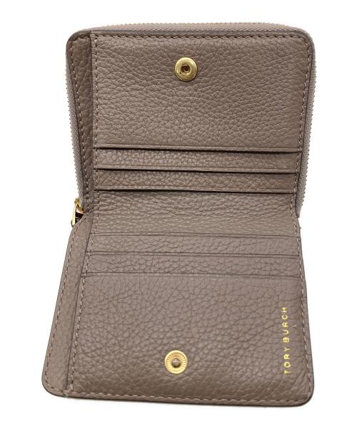 TORY BURCH（トリーバーチ）TORY BURCH (トリーバーチ) コンパクトウォレット ブラウンの古着・服飾アイテム