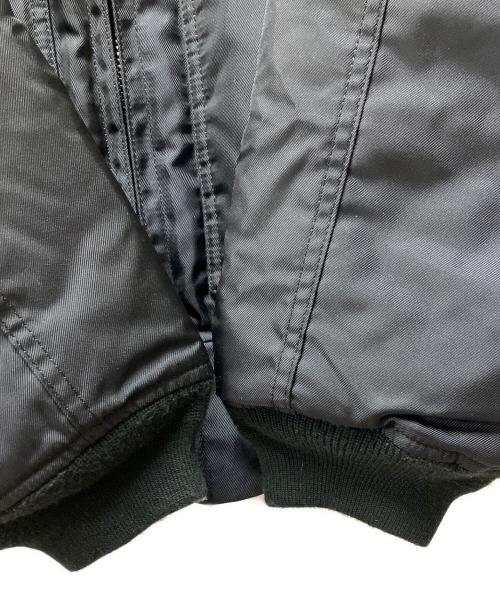 HOUSTON（ヒューストン）HOUSTON (ヒューストン) ミリタリージャケット ブラック サイズ:XLの古着・服飾アイテム