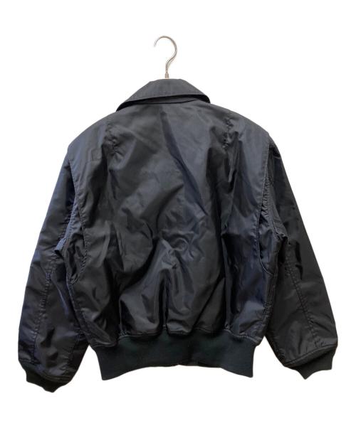 HOUSTON（ヒューストン）HOUSTON (ヒューストン) ミリタリージャケット ブラック サイズ:Lの古着・服飾アイテム