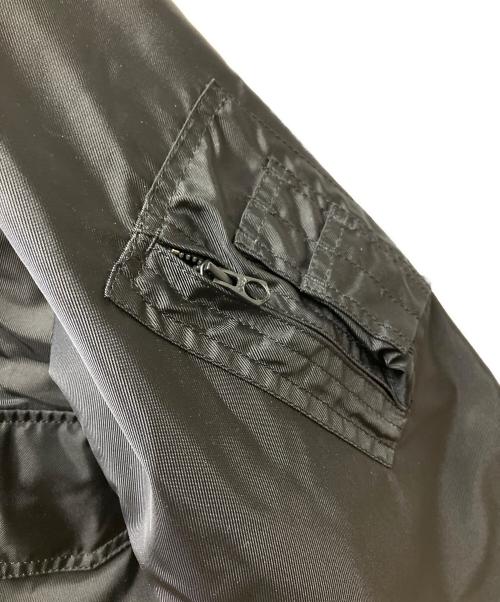 HOUSTON（ヒューストン）HOUSTON (ヒューストン) ミリタリージャケット ブラック サイズ:Lの古着・服飾アイテム