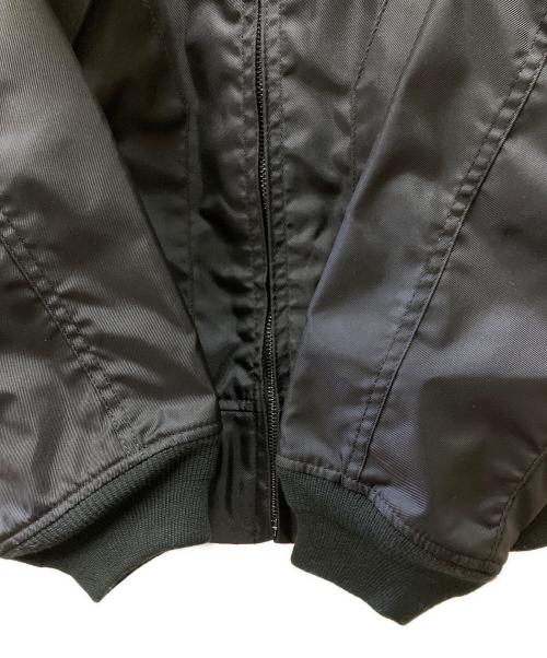 HOUSTON（ヒューストン）HOUSTON (ヒューストン) ミリタリージャケット ブラック サイズ:Lの古着・服飾アイテム