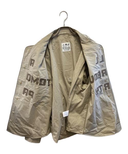 comfy（コンフィー）comfy (コンフィー) ベースボールシャツ ベージュ サイズ:Lの古着・服飾アイテム