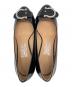 中古・古着 Salvatore Ferragamo (サルヴァトーレ フェラガモ) エナメルパンプス ブラック サイズ:6：8000円