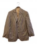 CARUSOカルーゾ）の古着「テーラードジャケット」｜ブラウン×ネイビー