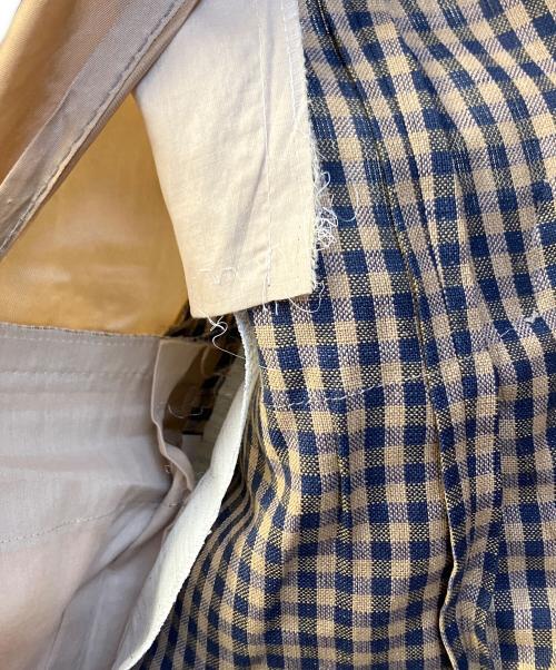 CARUSO（カルーゾ）CARUSO (カルーゾ) テーラードジャケット ブラウン×ネイビー サイズ:50/8Rの古着・服飾アイテム