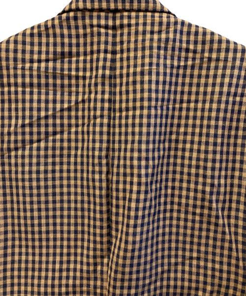 CARUSO（カルーゾ）CARUSO (カルーゾ) テーラードジャケット ブラウン×ネイビー サイズ:50/8Rの古着・服飾アイテム