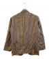 CARUSO (カルーゾ) テーラードジャケット ブラウン×ネイビー サイズ:50/8R：20000円