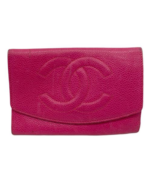 CHANEL（シャネル）CHANEL (シャネル) 長財布 ショッキングピンクの古着・服飾アイテム