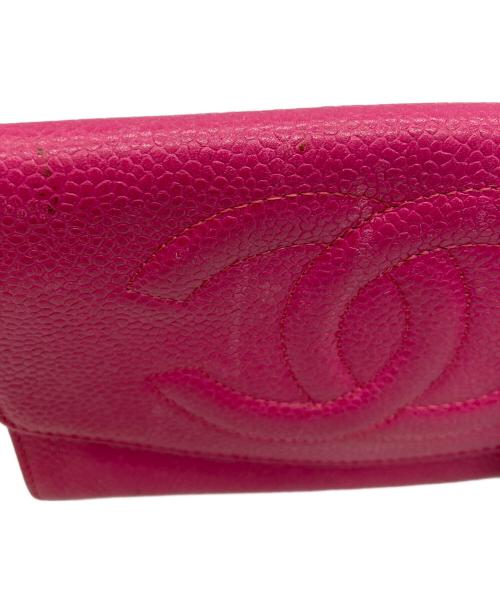 CHANEL（シャネル）CHANEL (シャネル) 長財布 ショッキングピンクの古着・服飾アイテム