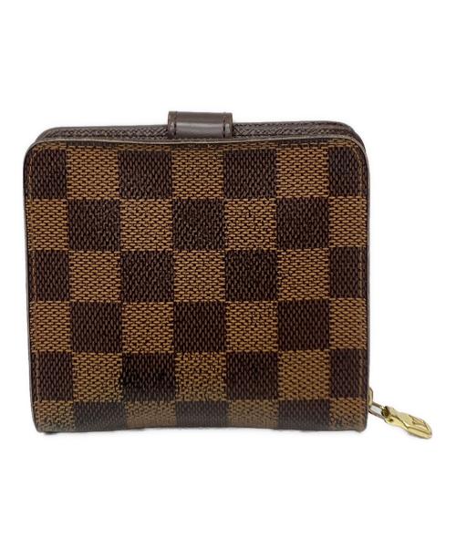 LOUIS VUITTON（ルイ ヴィトン）LOUIS VUITTON (ルイ ヴィトン) ダミエ　コンパクトジップ ブラウンの古着・服飾アイテム