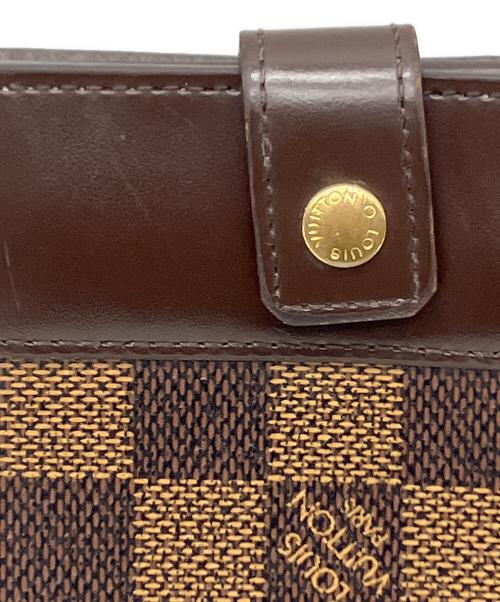 LOUIS VUITTON（ルイ ヴィトン）LOUIS VUITTON (ルイ ヴィトン) ダミエ　コンパクトジップ ブラウンの古着・服飾アイテム