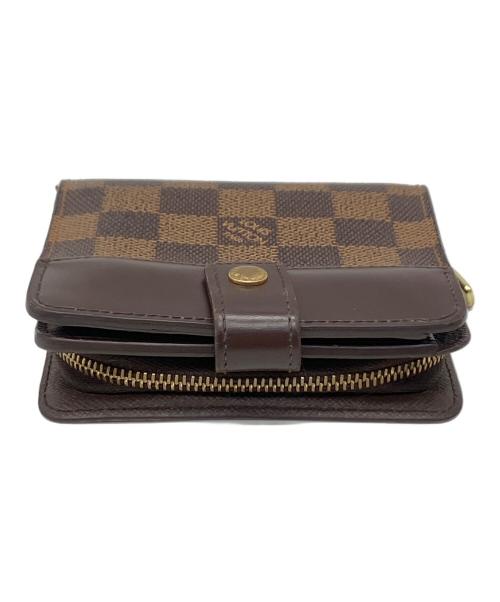 LOUIS VUITTON（ルイ ヴィトン）LOUIS VUITTON (ルイ ヴィトン) ダミエ　コンパクトジップ ブラウンの古着・服飾アイテム