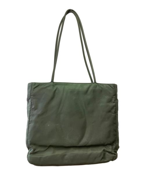 PRADA（プラダ）PRADA (プラダ) トートバッグ グリーンの古着・服飾アイテム