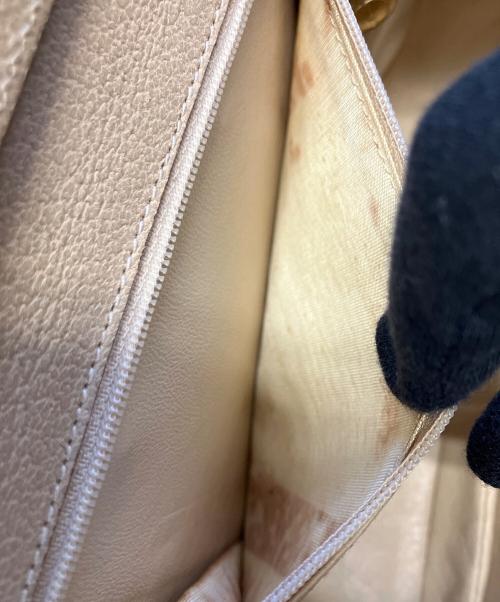 GUCCI（グッチ）GUCCI (グッチ) バンブーターンロックハンドバッグ ベージュの古着・服飾アイテム