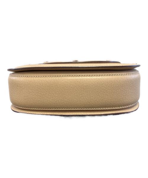 GUCCI（グッチ）GUCCI (グッチ) バンブーターンロックハンドバッグ ベージュの古着・服飾アイテム