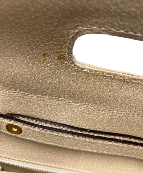 GUCCI（グッチ）GUCCI (グッチ) バンブーターンロックハンドバッグ ベージュの古着・服飾アイテム