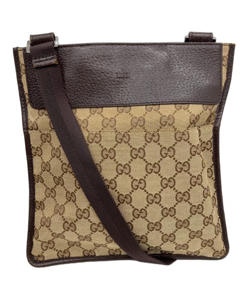GUCCI（グッチ）GUCCI (グッチ) ショルダーバッグ ブラウンの古着・服飾アイテム