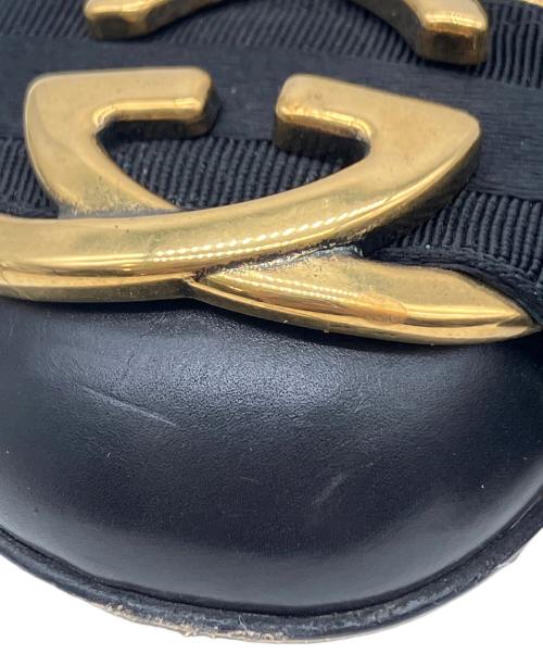 GUCCI（グッチ）GUCCI (グッチ) パンプス ブラック サイズ:35 1/2の古着・服飾アイテム