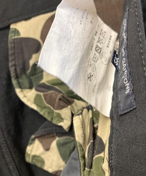 COMME des GARCONS（コムデギャルソン）COMME des GARCONS (コムデギャルソン) ウールテーパードパンツ ブラック サイズ:XSの古着・服飾アイテム