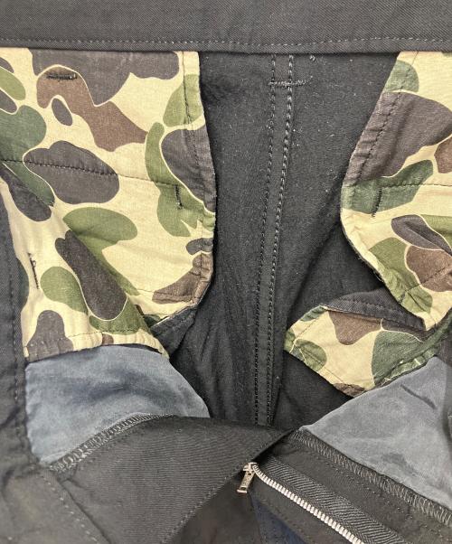 COMME des GARCONS（コムデギャルソン）COMME des GARCONS (コムデギャルソン) ウールテーパードパンツ ブラック サイズ:XSの古着・服飾アイテム