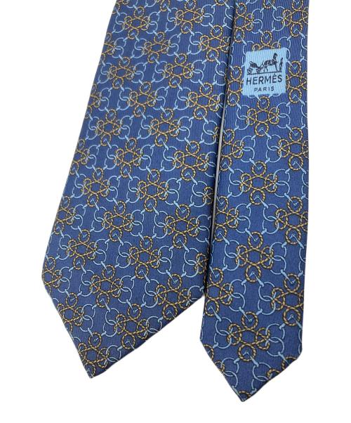 HERMES（エルメス）HERMES (エルメス) ネクタイ ネイビー サイズ:不明の古着・服飾アイテム