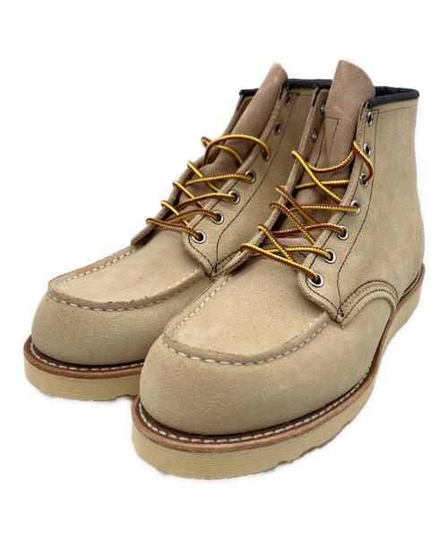 RED WING（レッドウィング）RED WING (レッドウィング) クラシックモックトゥブーツ ベージュ サイズ:27 未使用品の古着・服飾アイテム