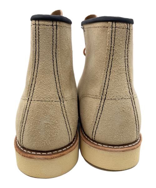 RED WING（レッドウィング）RED WING (レッドウィング) クラシックモックトゥブーツ ベージュ サイズ:27 未使用品の古着・服飾アイテム