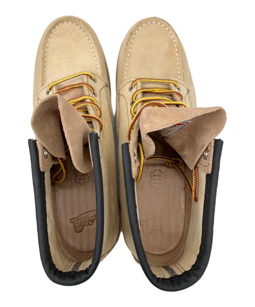 RED WING（レッドウィング）RED WING (レッドウィング) クラシックモックトゥブーツ ベージュ サイズ:27 未使用品の古着・服飾アイテム