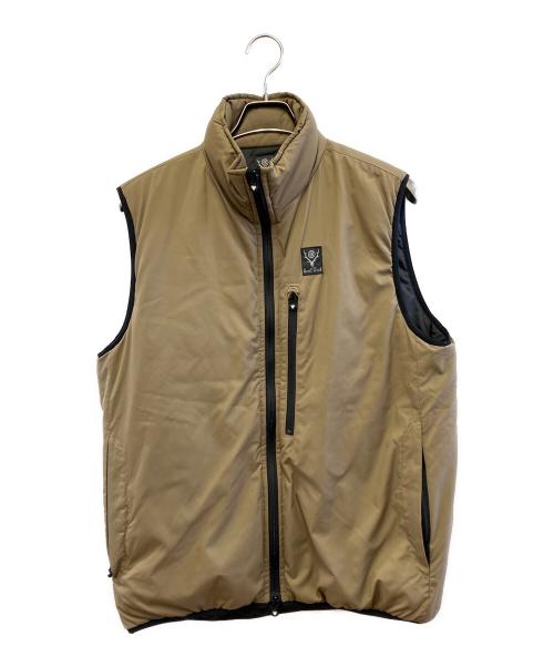 South2 West8（サウスツー ウエストエイト）South2 West8 (サウスツー ウエストエイト) Insulator Vest ベージュ サイズ:Lの古着・服飾アイテム