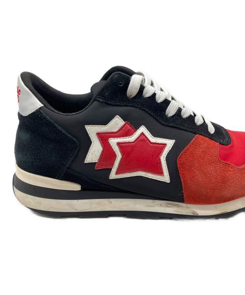atlantic stars（アトランティックスターズ）Atlantic STARS (アトランティックスターズ) スニーカー レッド×ブラック サイズ:26.5の古着・服飾アイテム