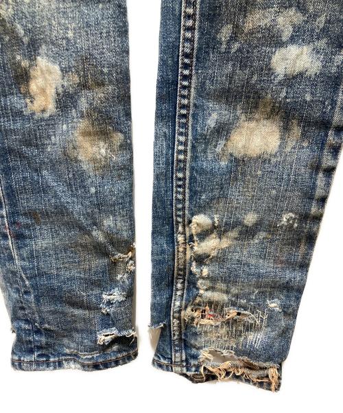 fagassent（ファガッセン）FAGASSENT (ファガッセン) ダメージデニムパンツ インディゴ サイズ:1の古着・服飾アイテム