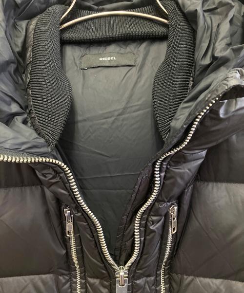 DIESEL（ディーゼル）DIESEL (ディーゼル) ダウンコート ブラック サイズ:Mの古着・服飾アイテム