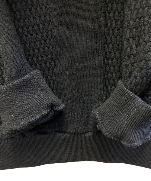 ISSEY MIYAKE（イッセイミヤケ）ISSEY MIYAKE (イッセイミヤケ) 80's厚手ニット ブラック サイズ:F　(Sとも記載有)の古着・服飾アイテム