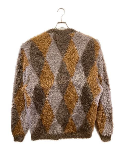 RE: Number (N)ine（リナンバーナイン）RE: Number (N)ine (リナンバーナイン) 厚手カーディガン ブラウン サイズ:3 未使用品の古着・服飾アイテム