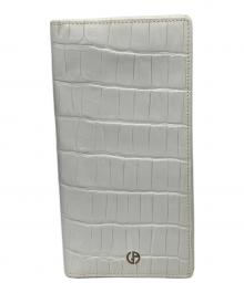 GIORGIO ARMANI（ジョルジョアルマーニ）の古着「長財布」｜ホワイト