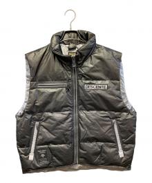 DESCENTE（デサント）の古着「ダウンベスト」｜グレー